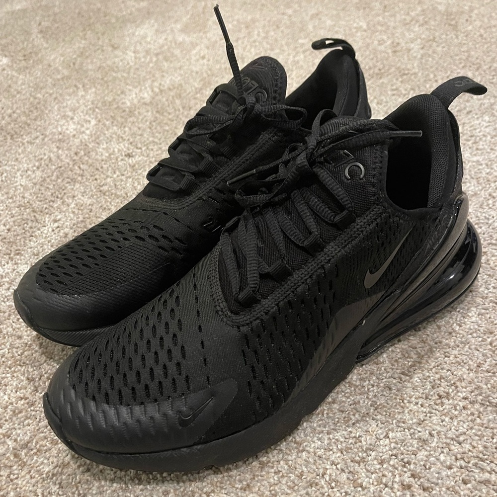 Size 10 - Nike Air Max 270 Triple Black 2020 - AH8050-005